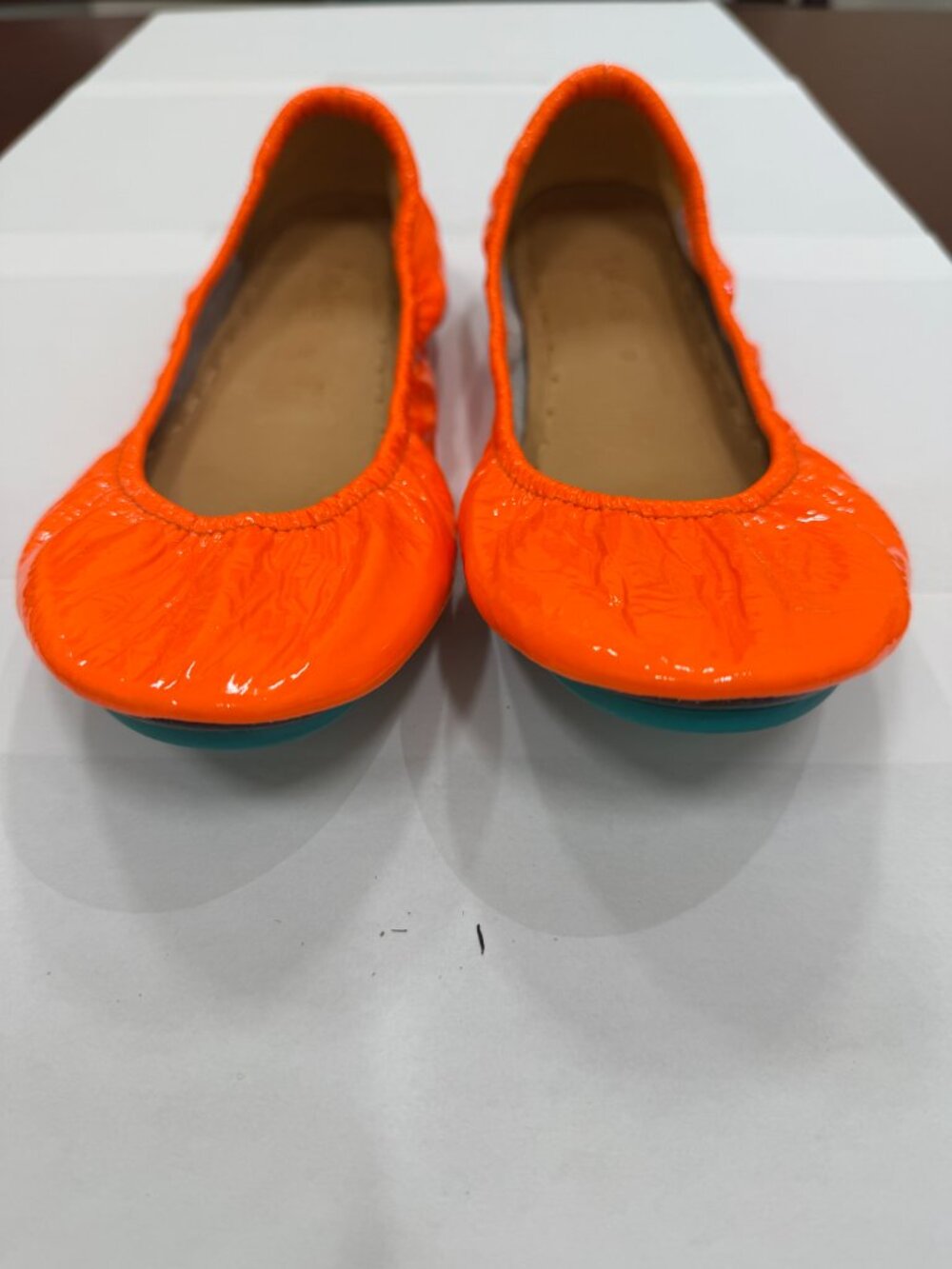Tieks Outrageous Orange Neon Ballet Flats